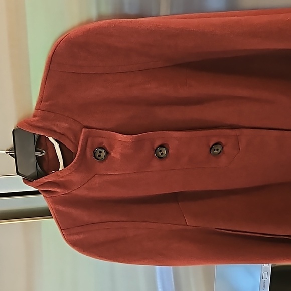 💕TRINA TURK💕 Parker Cape ~ Knit Melton Cab Frank Medium M NWT - Picture 8 of 15